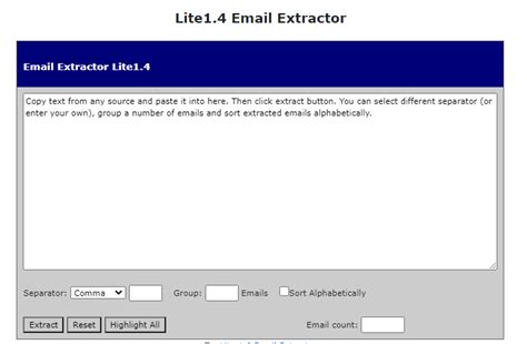 email extractor lite 1.4|email extractor lite 1 4 bigbooster.